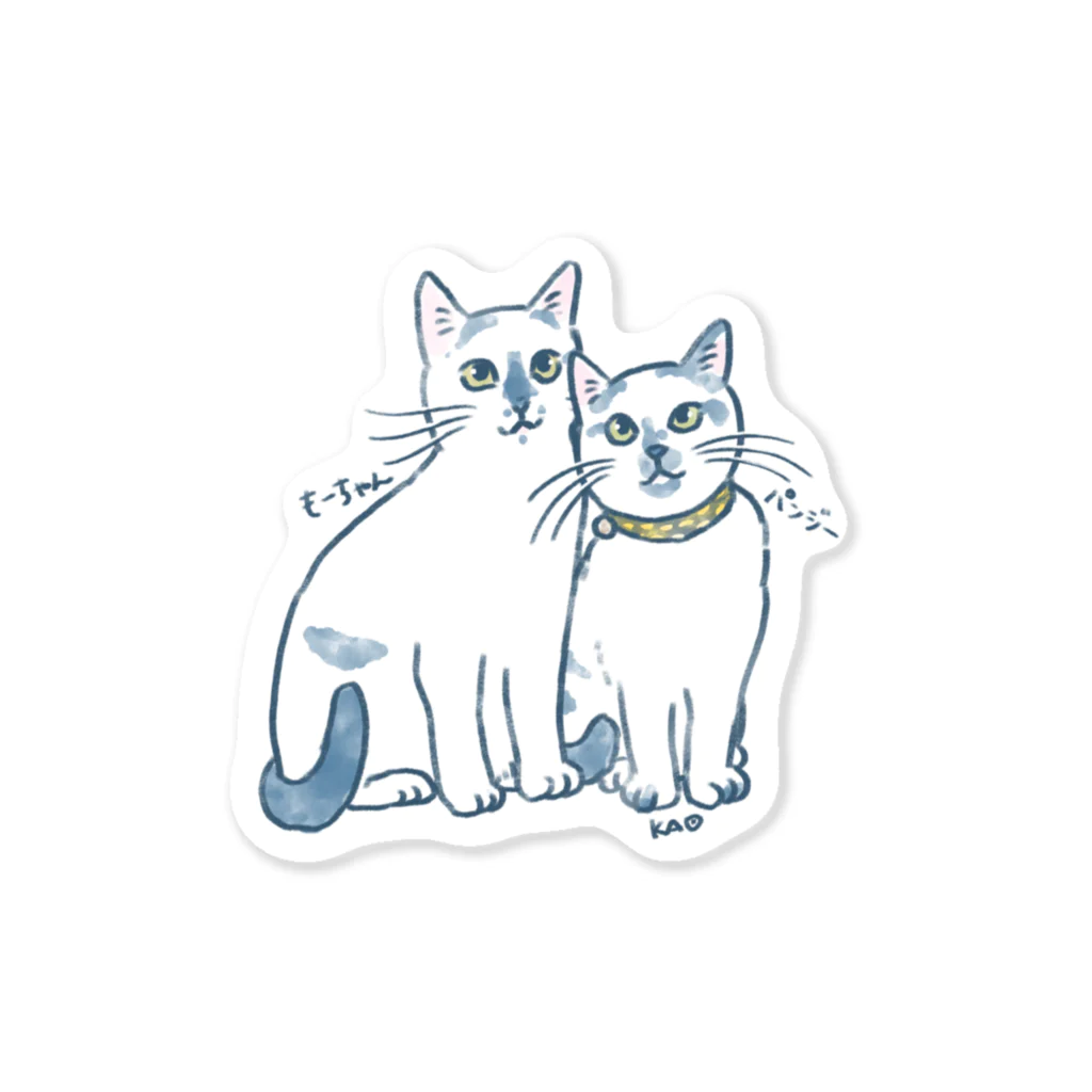 OTANEKO SHOPのもーちゃん＆パンジーグッズ Sticker