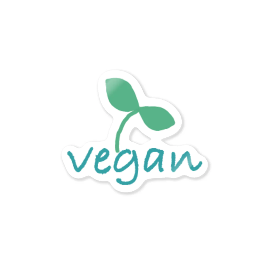 vegan-life-shopのgo vegan life ステッカー