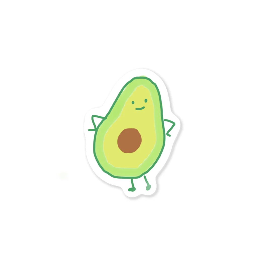 avocadotのアボカドさん Sticker