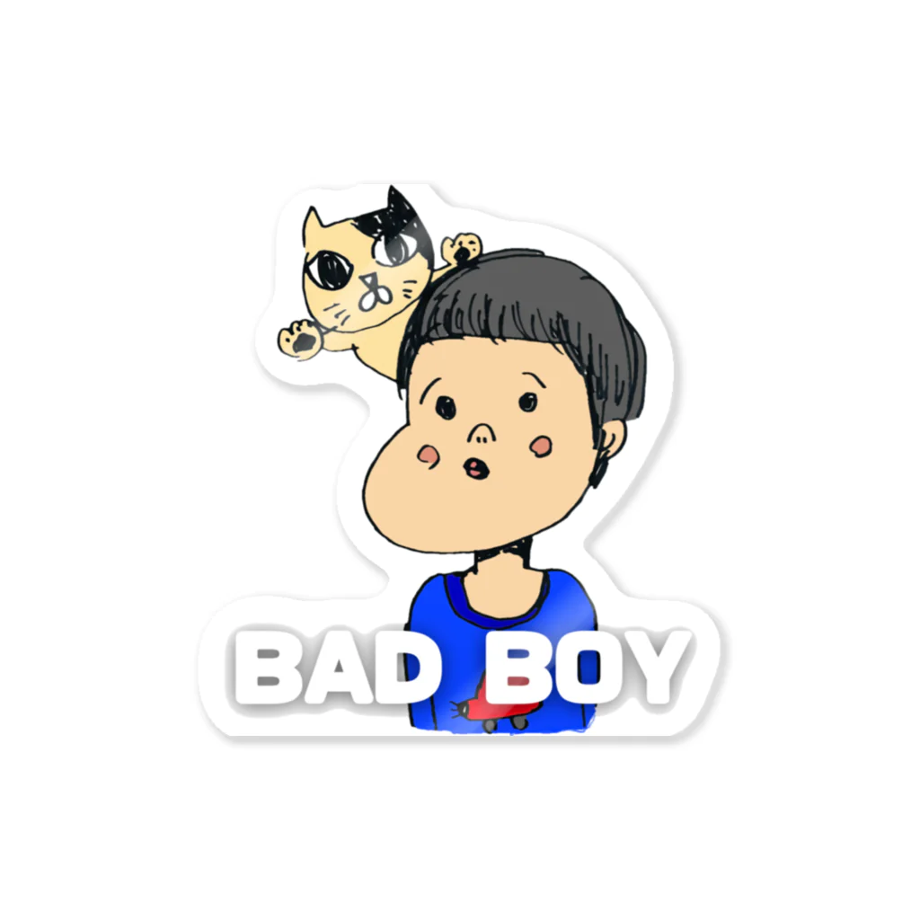 ゆうたんラーメンのBAD BOY Sticker