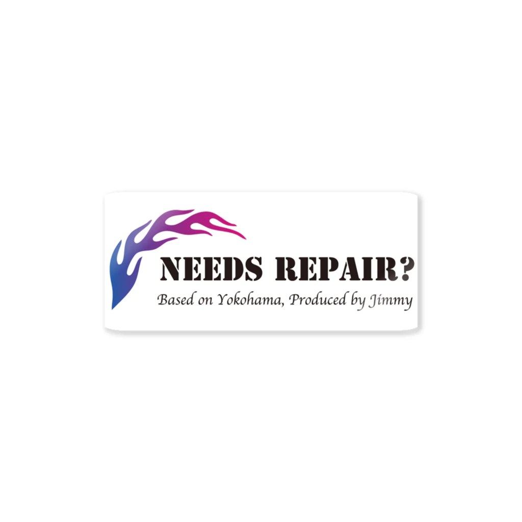 Needs Repair?のNeeds Repair? ステッカー