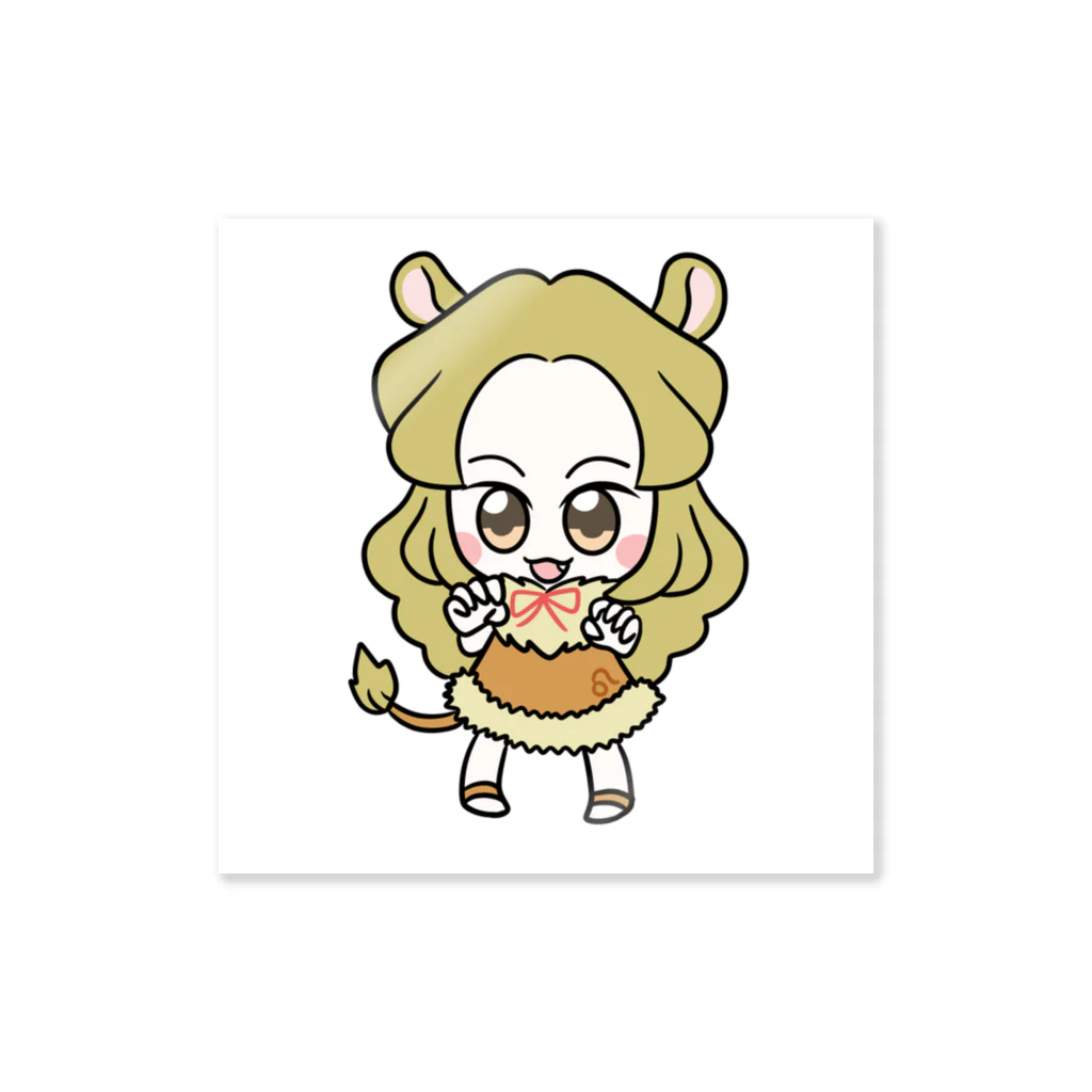 すきだらけShopのしし座ちゃん Sticker