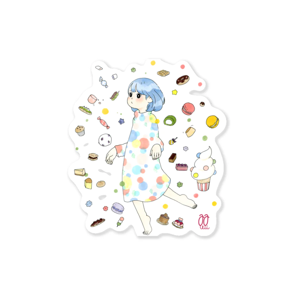 あわいのあまいものガール Sticker