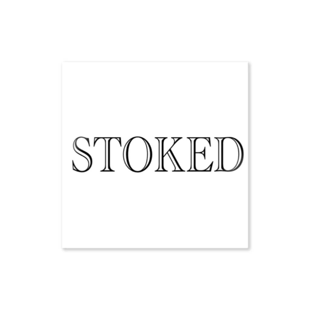 STOKEDのSTOKED ステッカー