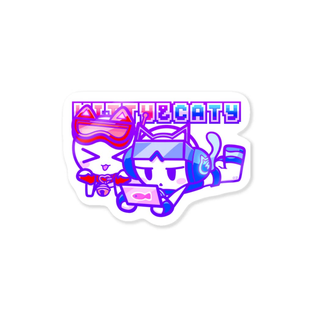 OZett shop COMET-SのKITTY&CATY [mini] Sticker