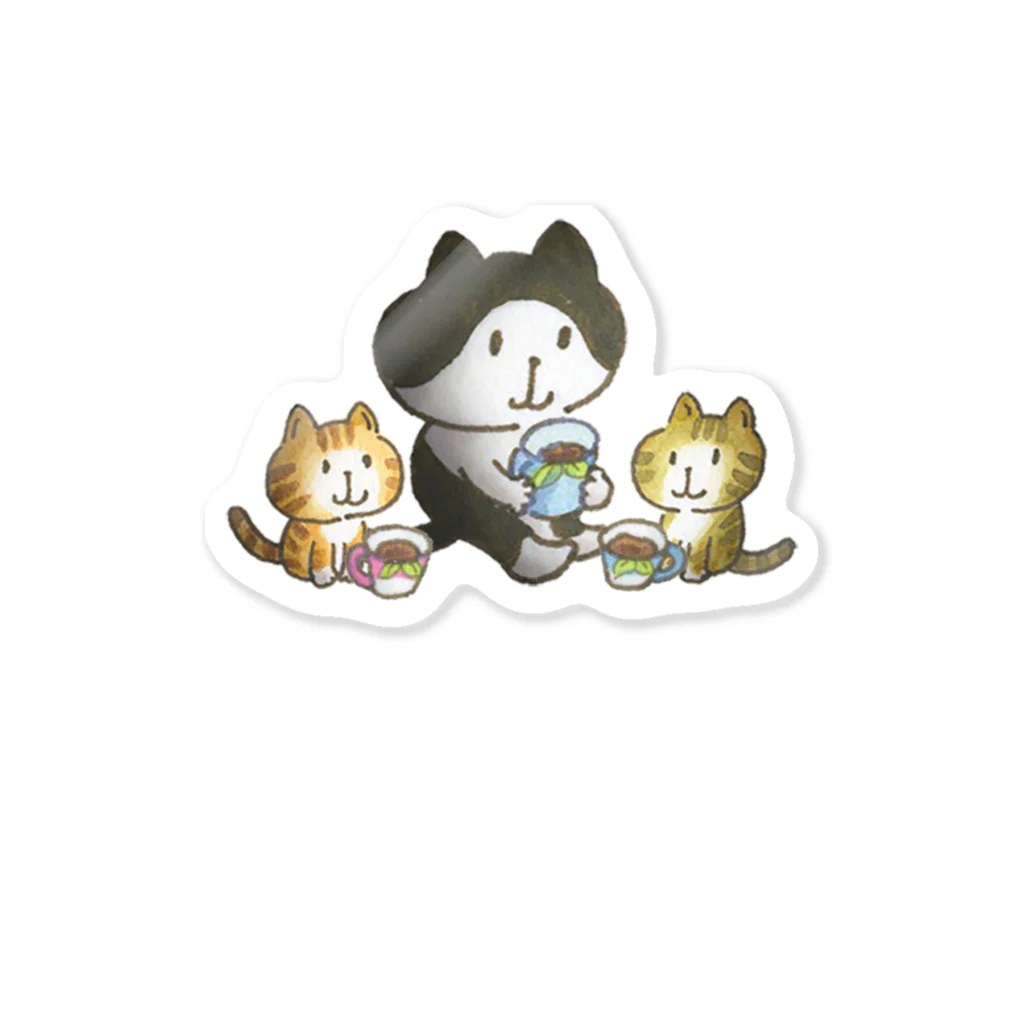 ティーポットCAFEのひだまりのようなキミたち Sticker