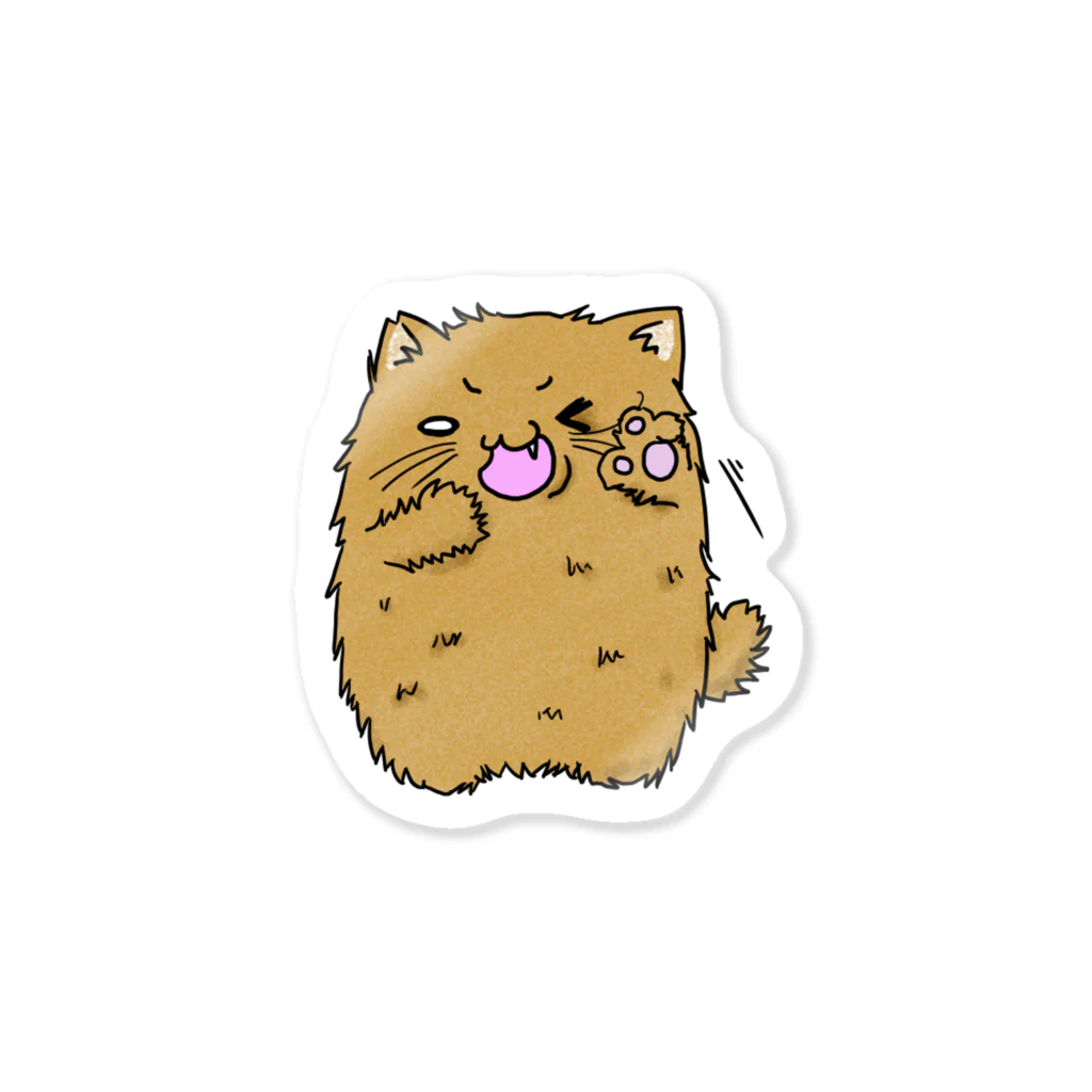 MiKiNEKO雑貨店(つかねこ公式グッズ)のスーちゃんのステッカー Sticker