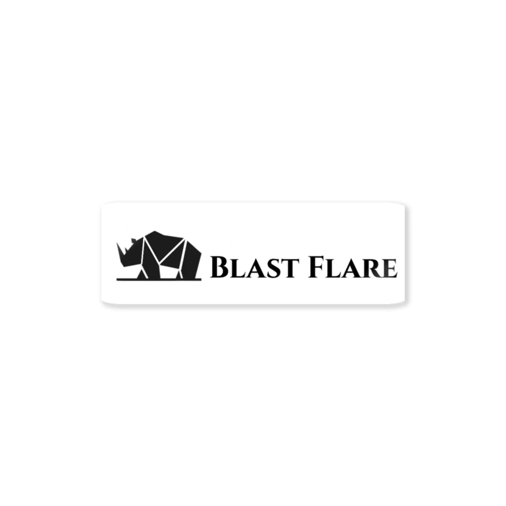 BlastFlareのブラフレ ロングロゴフレーム ステッカー