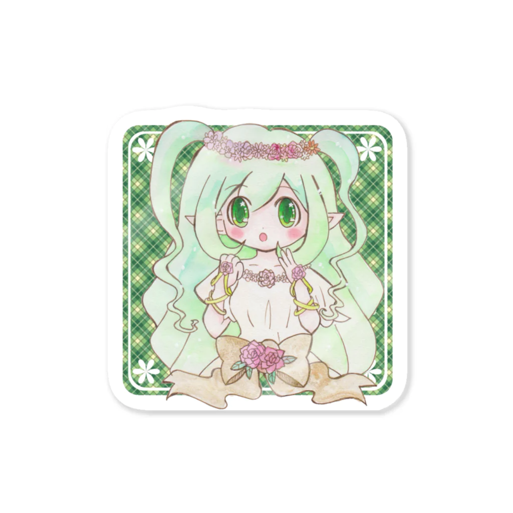 ＊天使の棲む森＊SUZURI店の森の精霊ちゃん Sticker