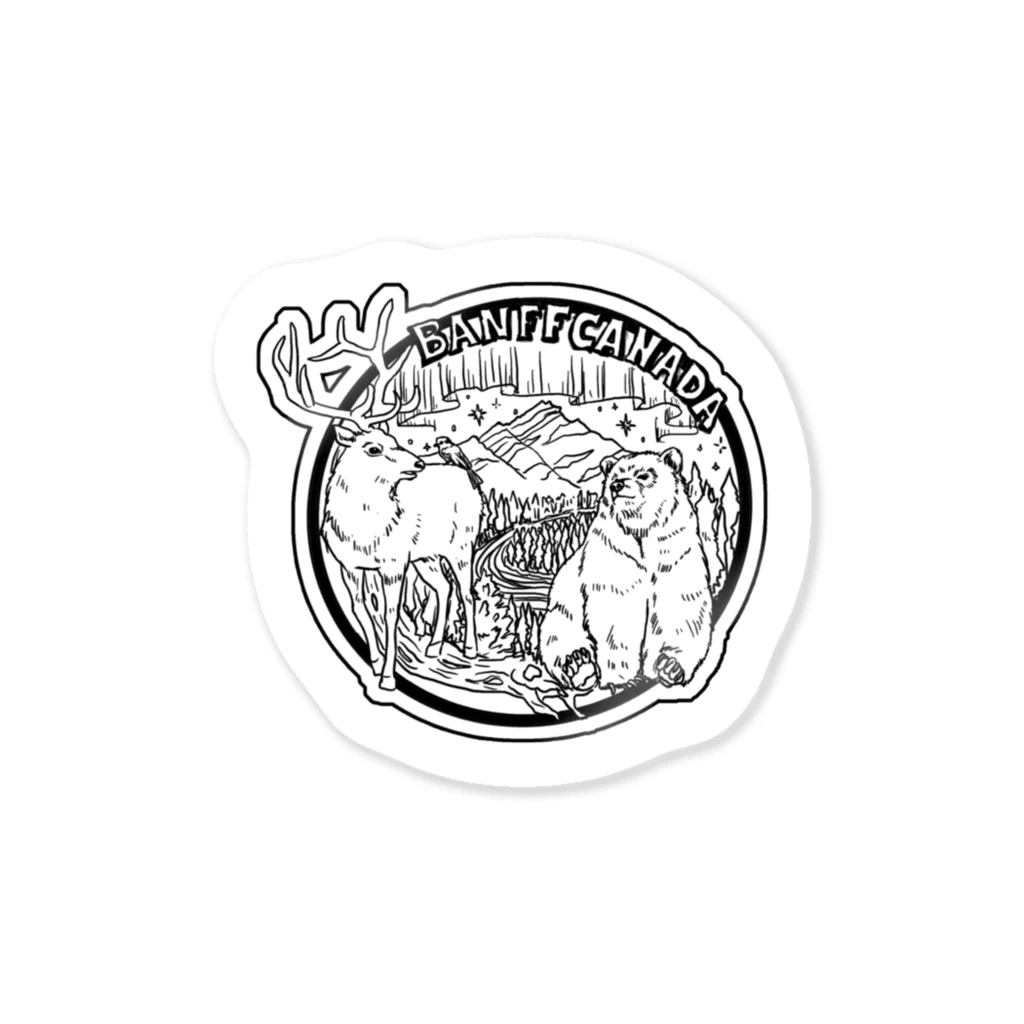 nvivetoのカナダの大自然と動物たち〜Banff Canada〜バンフカナダ〜 Sticker