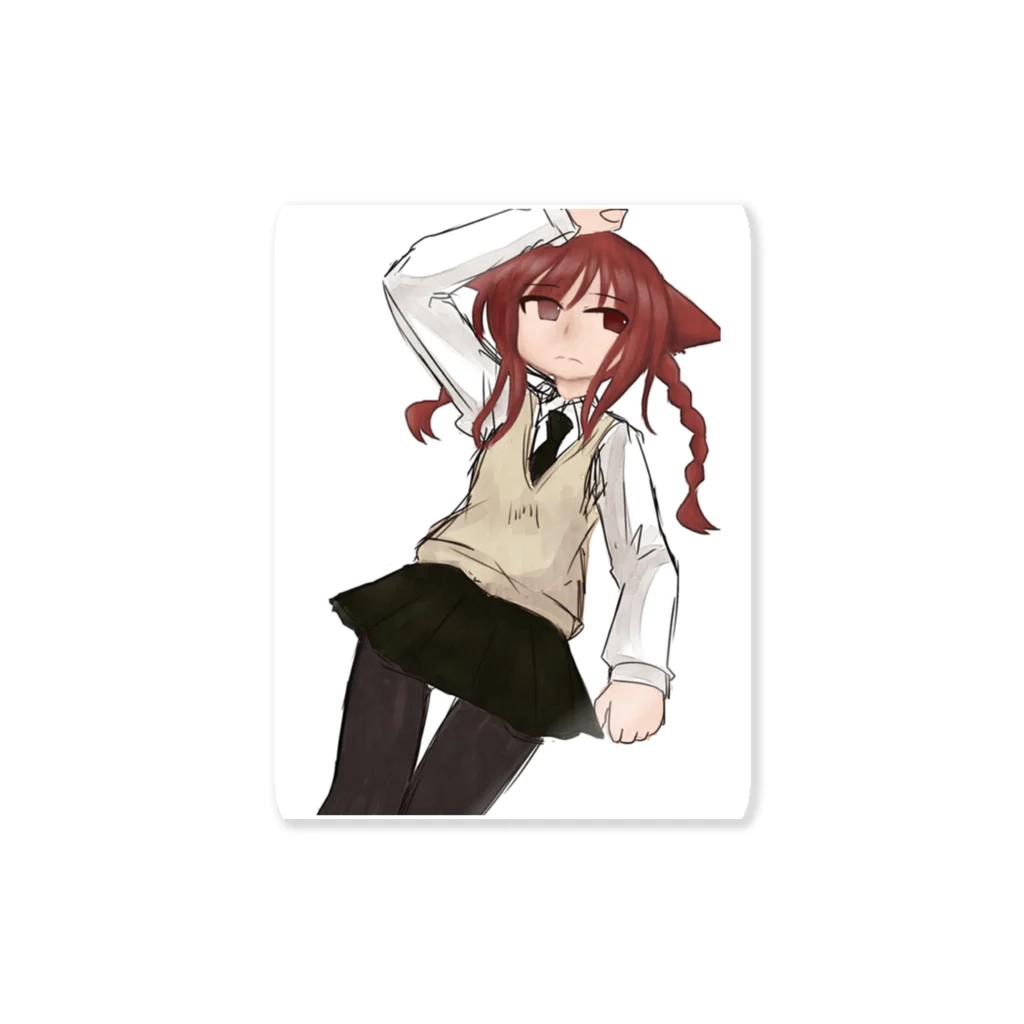 お店のakaneko Sticker