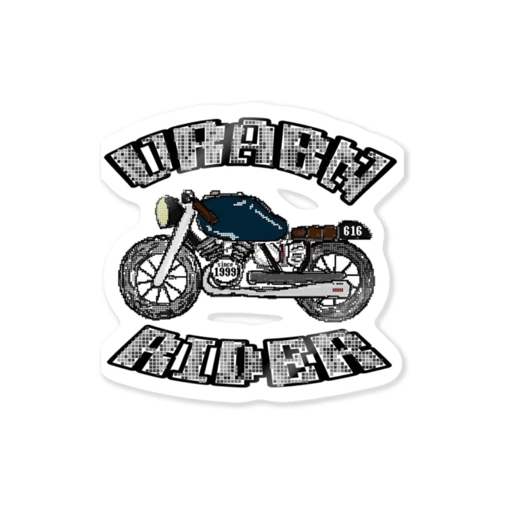 ハロー平田コントローラーショップの都会のライダー Sticker