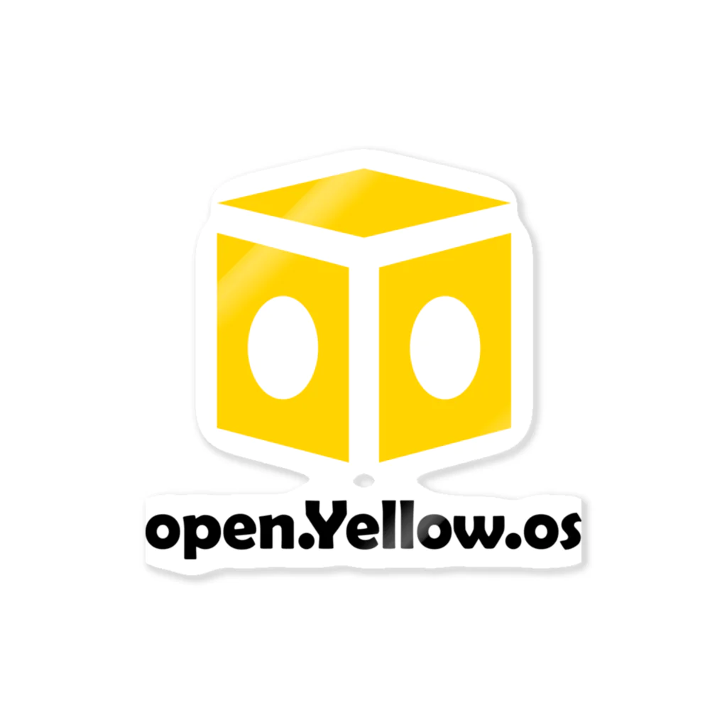 open.Yellow.os original official goods storeのopen.Yellow.os公式支援グッズ ステッカー