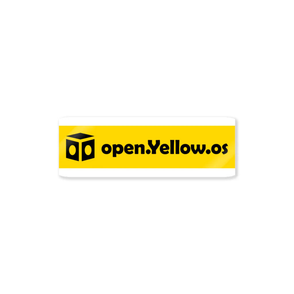 open.Yellow.os original official goods storeのopen.Yellow.os公式支援グッズ ステッカー