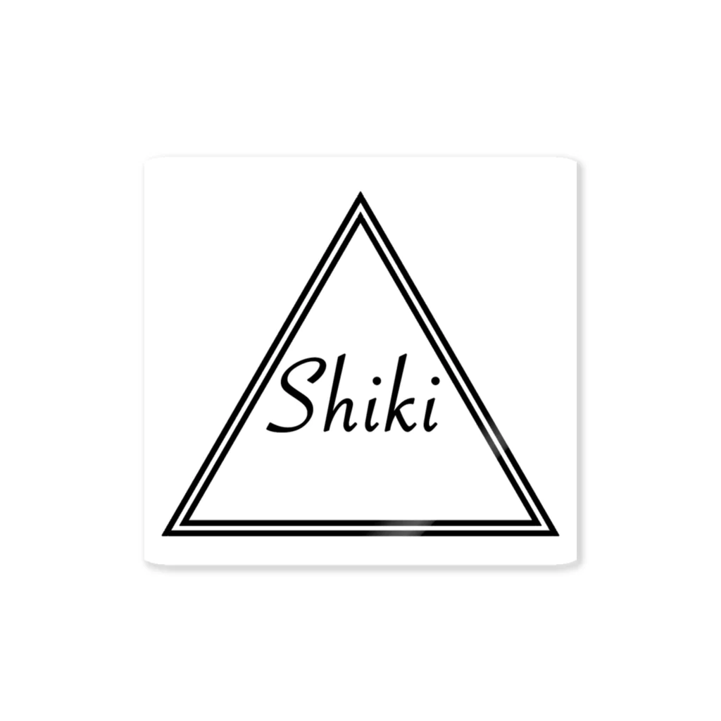 すぎもと、のShiki モノクロロゴ Sticker