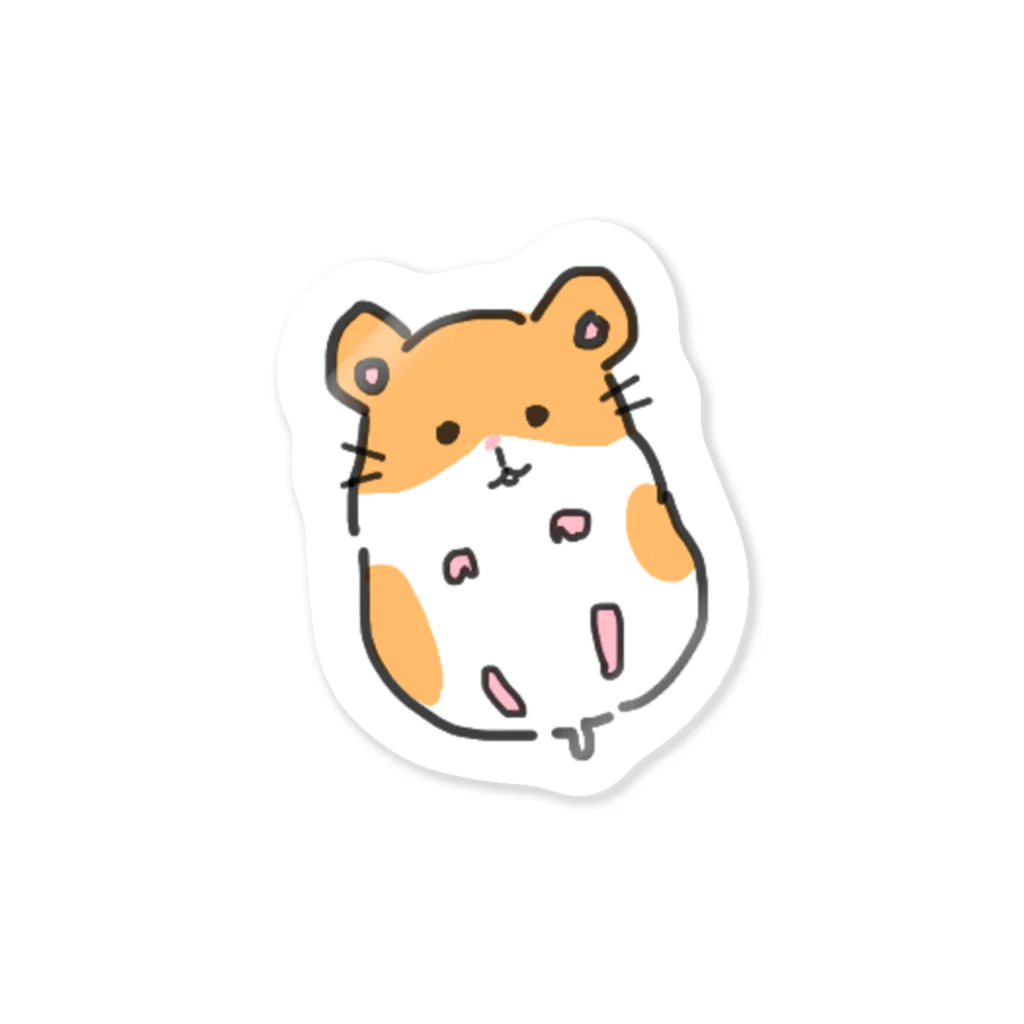 生まれたておじいちゃんのころころゴールデン Sticker