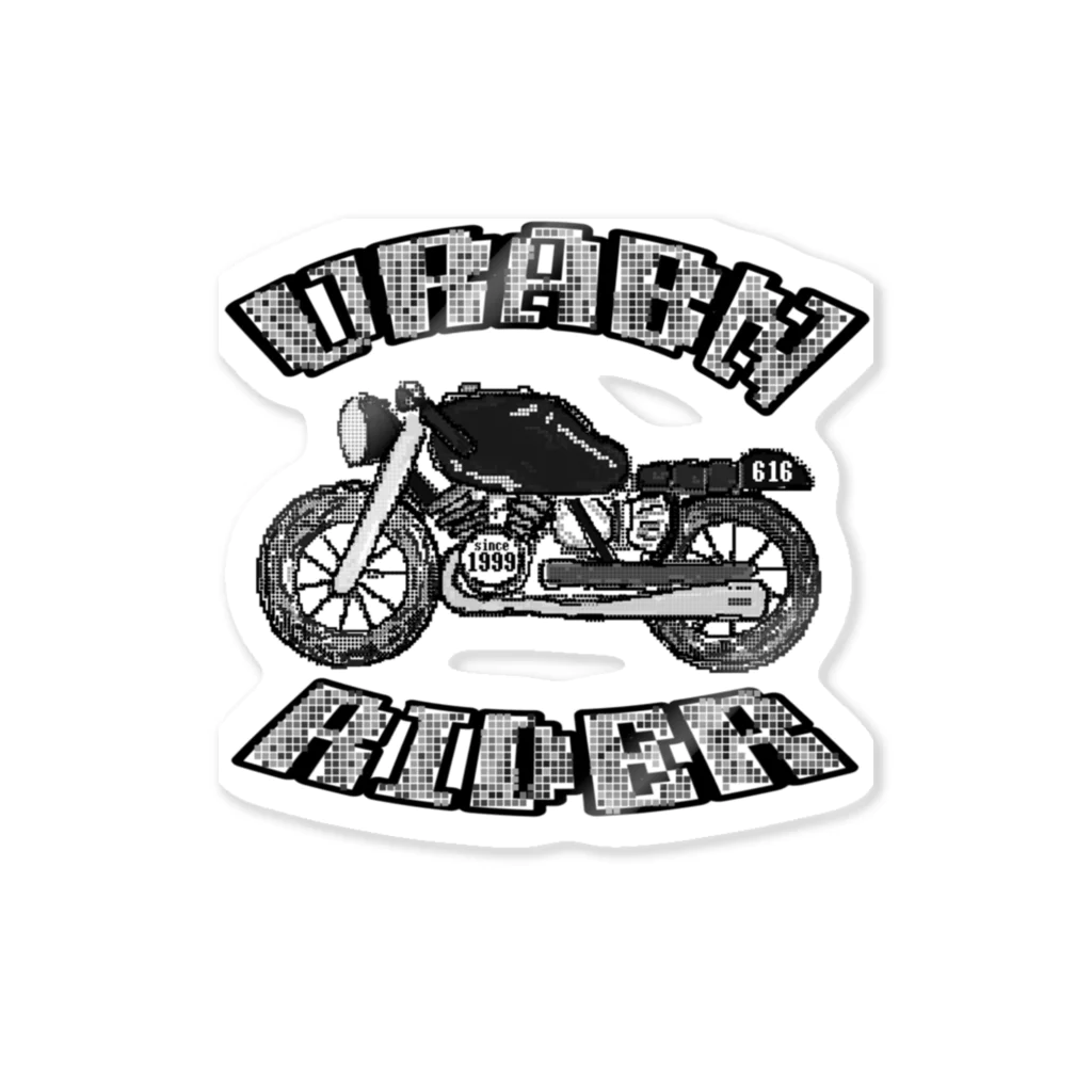 ハロー平田コントローラーショップの都会のライダー(シックカラー) Sticker