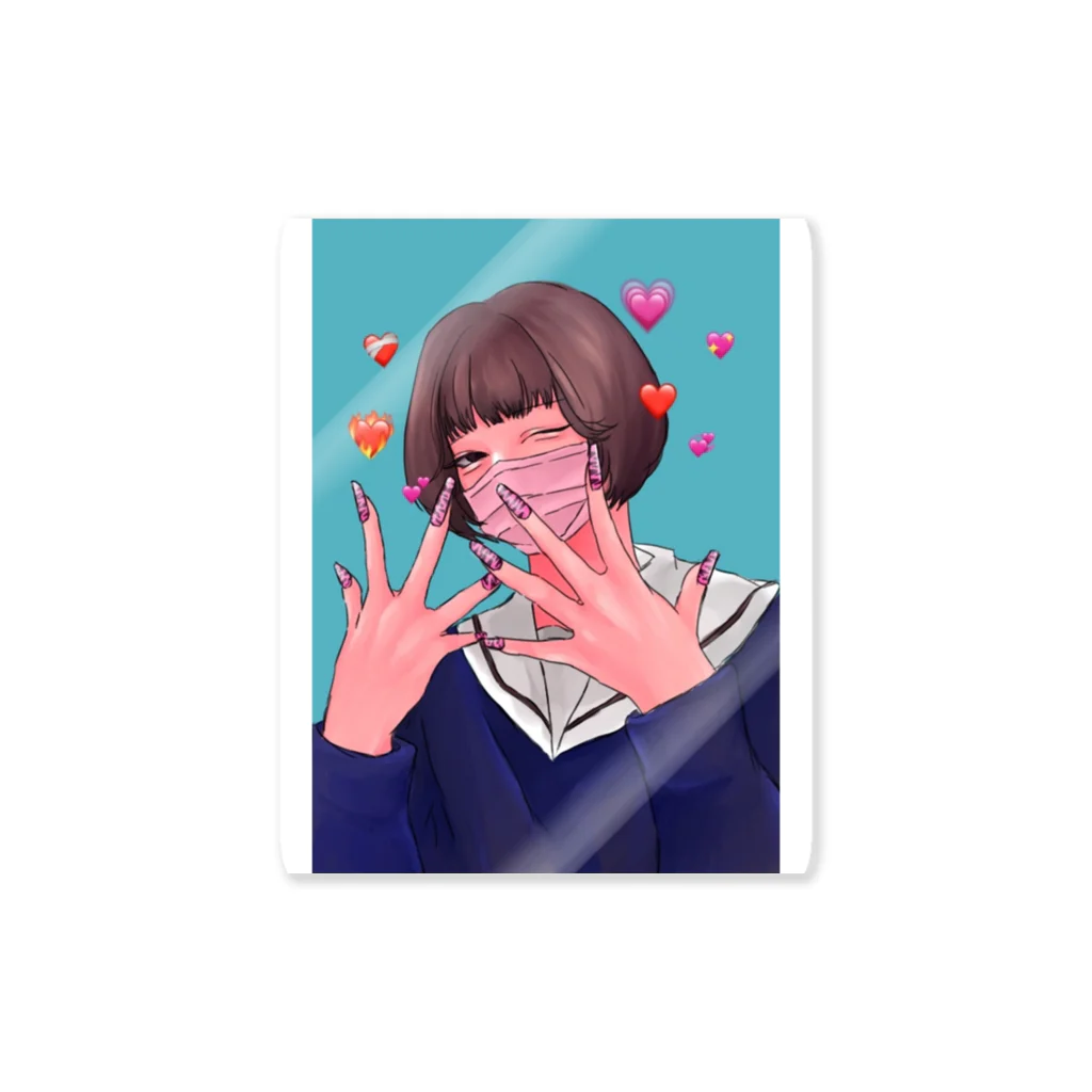 wasのGAL Sticker