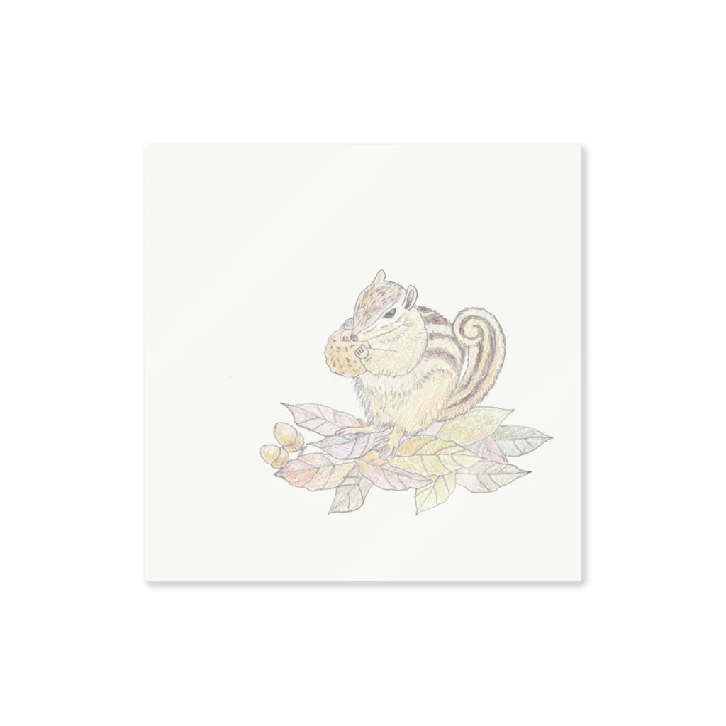 森の中のくるみりす Sticker