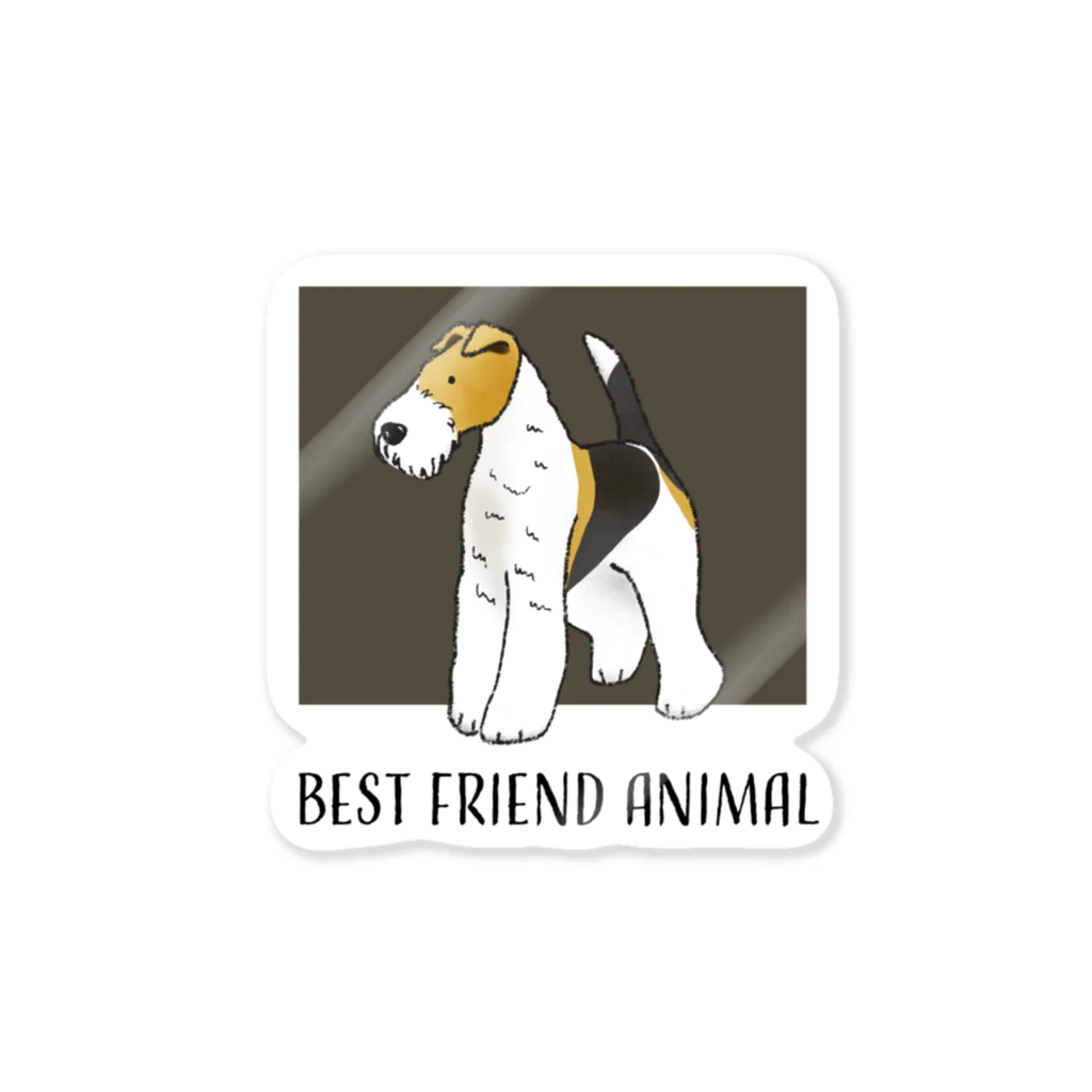 BFA/Best friend animalのワイヤーフォックステリア/BFA ステッカー