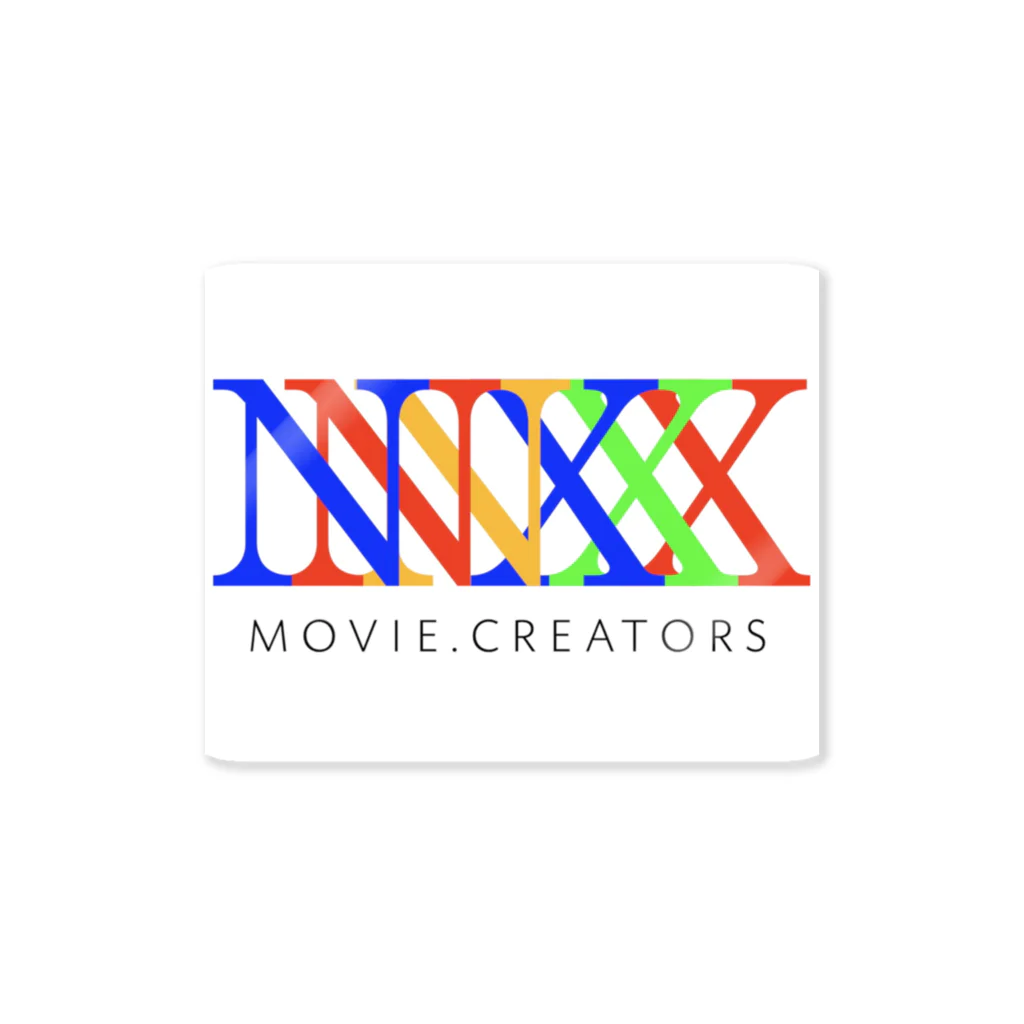 ネクストステージ映像制作のNXロゴステッカー Sticker