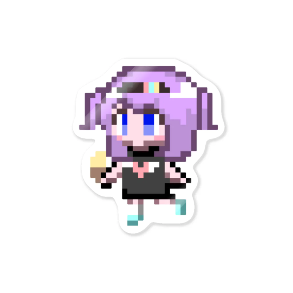 わにょーんのドット絵ネオちゃん ステッカー