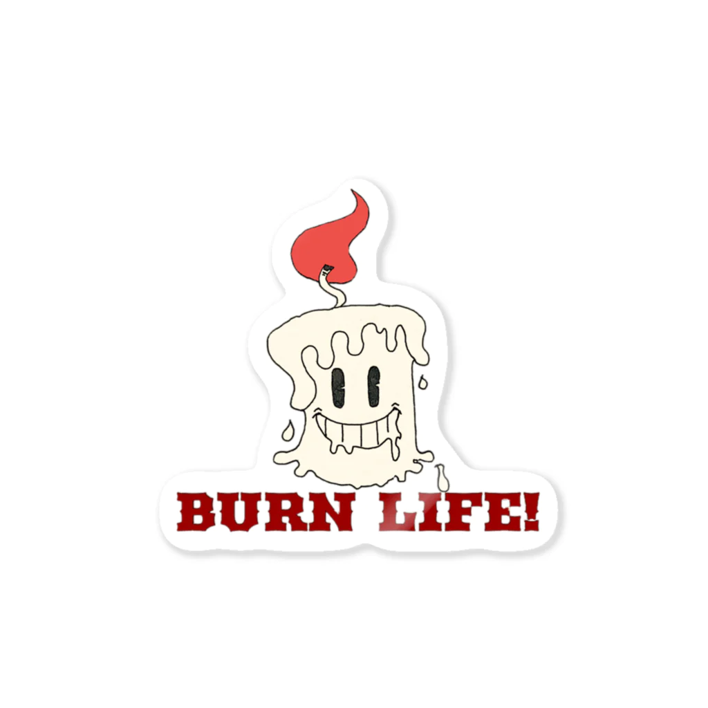 YEAHのBURN LIFE! ステッカー