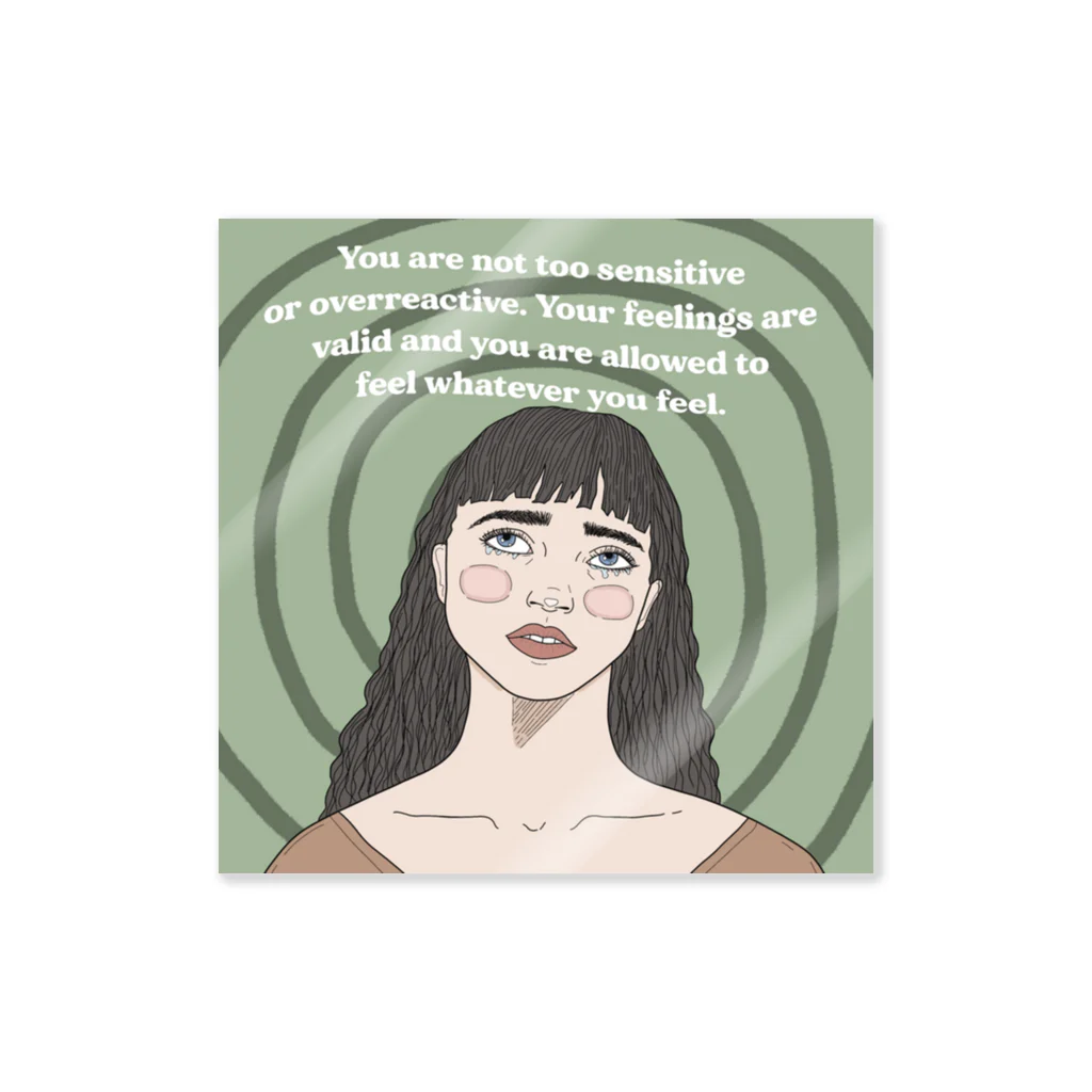 Cheeseart (Chi)のYour feelings are valid Sticker