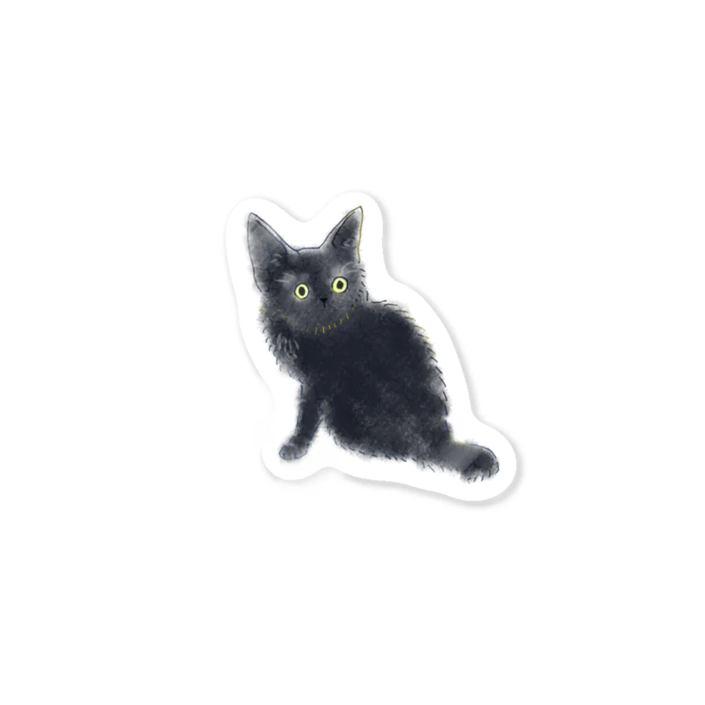 chaneのちいさいくろねこ Sticker