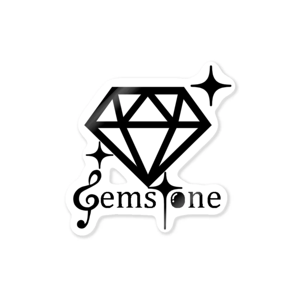 ゲーム音楽演奏サークル「Gemstone」のGemstoneステッカーその２ ステッカー