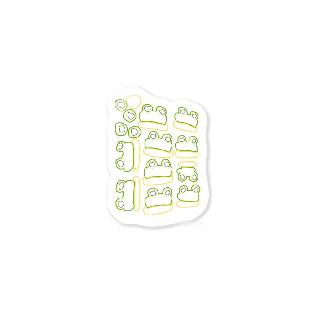 イスのFROG COOKIEs Sticker