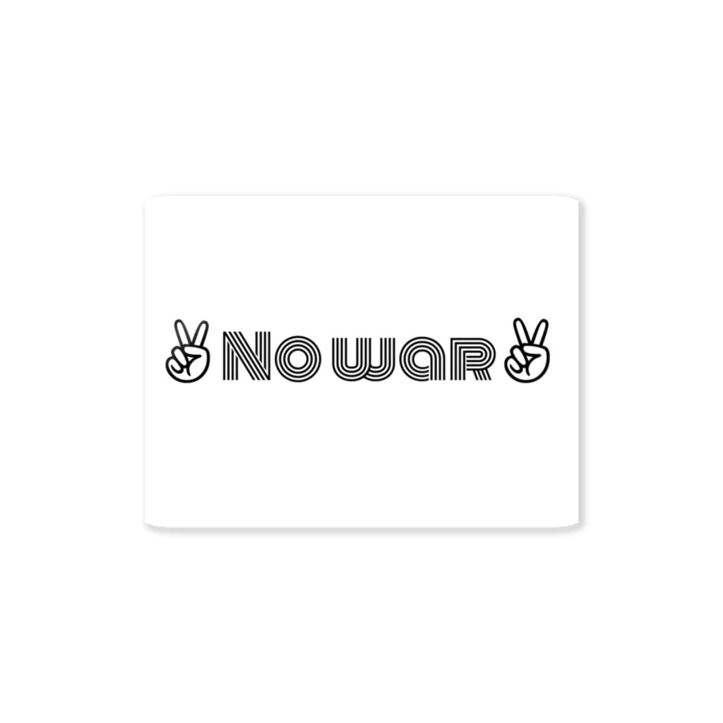 flskのNo war Sticker