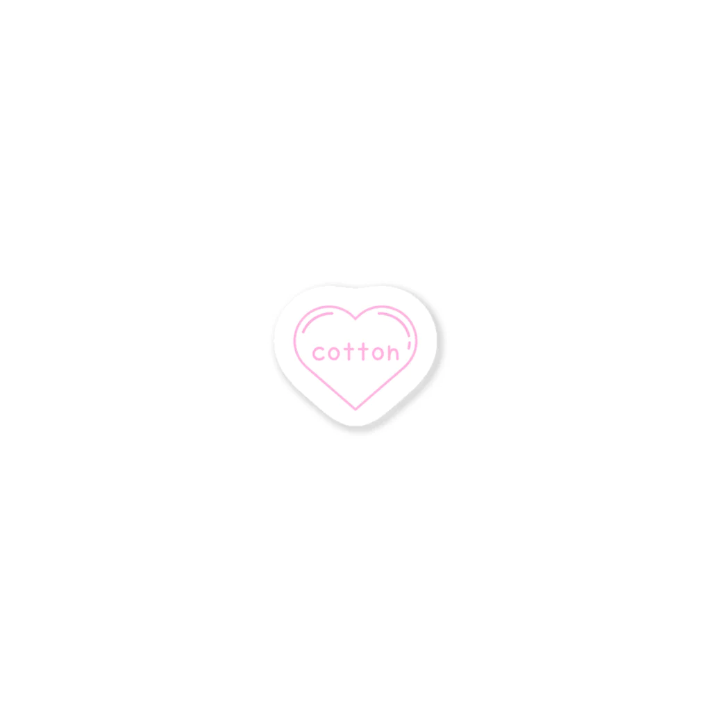 こだめのcottonクラファン ステッカー