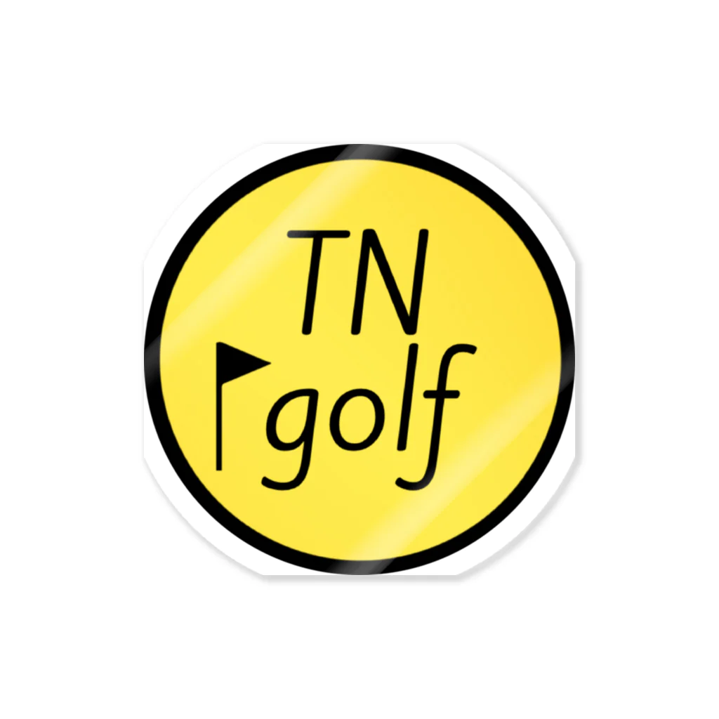 TN golfのTN golf(イエロー) Sticker