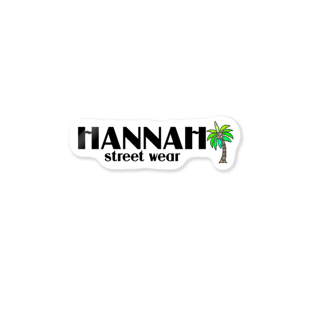 HANNAH street wear ハンナ　ストリートウェア(カバ店長)のHANNAH street wear "Simple“ Sticker