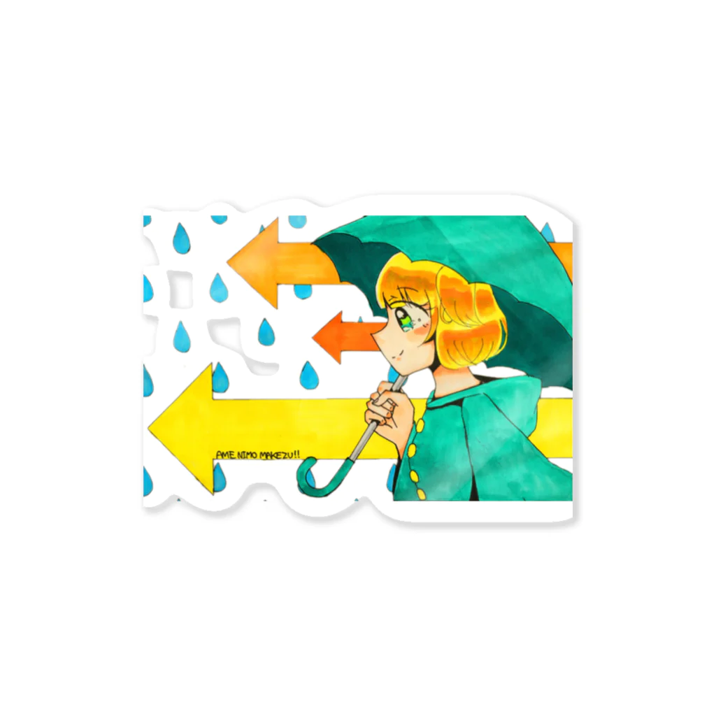 ram_の雨ニモマケズ! Sticker