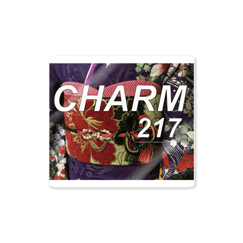 CHARM217のフリソチャーム ステッカー