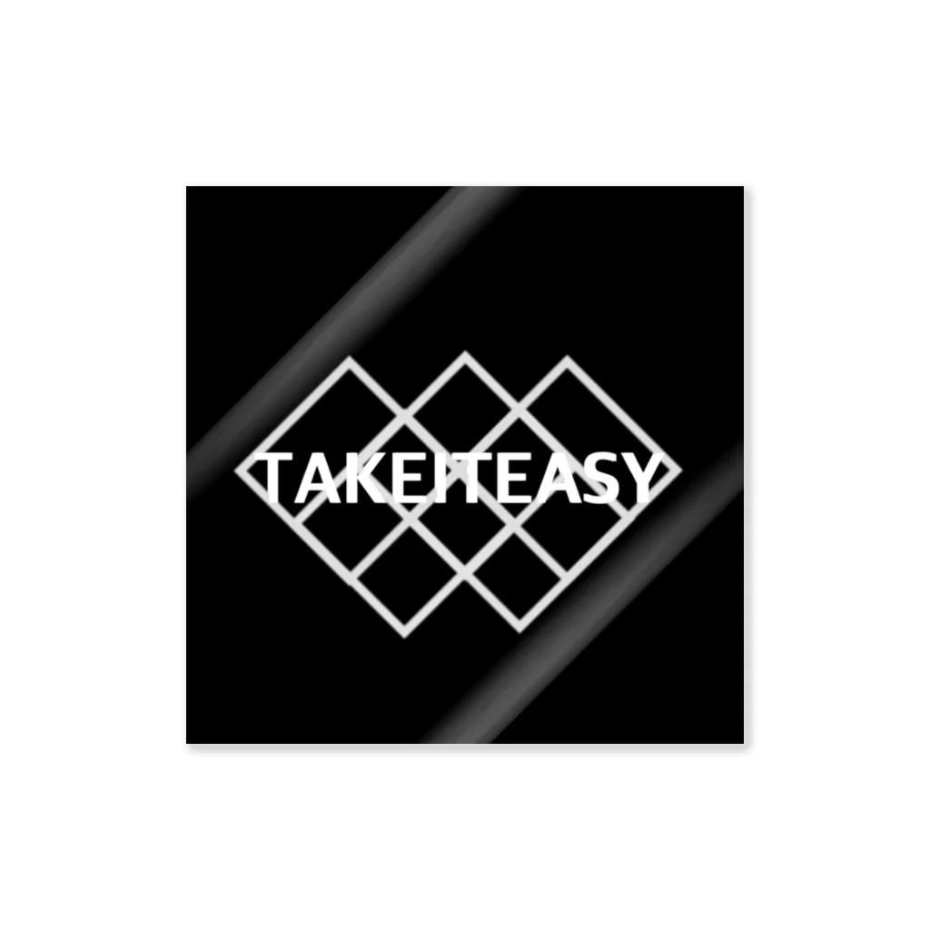 晴田書店のTAKE IT EASY ステッカー