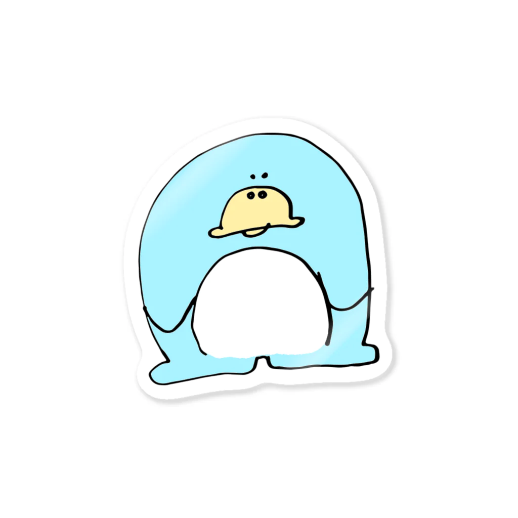 ぽんぽこマーケットのペンギンくん Sticker