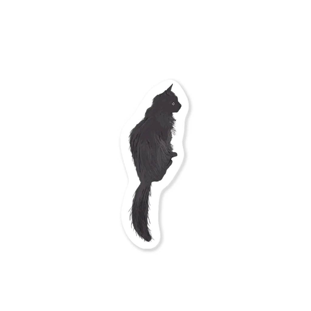 everblackの黒猫 Sticker