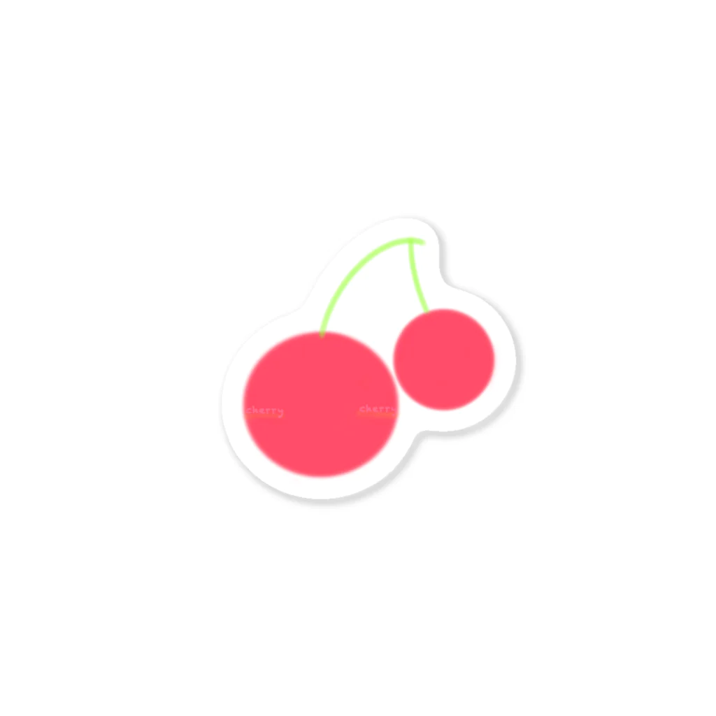 ゆかりのcherry cherry Sticker
