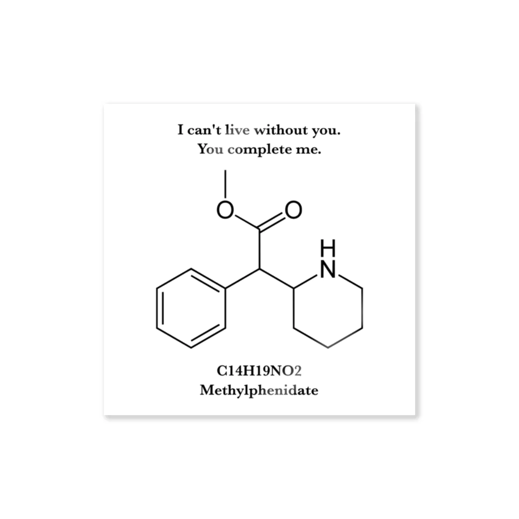 彩缶-ayakan-のコンサータ(メチルフェニデート) ステッカー