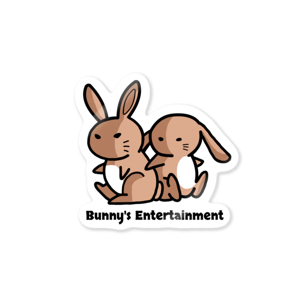 Bunny's Entertainmentの【Bunny's Enterteinment】公式キャラクター ステッカー