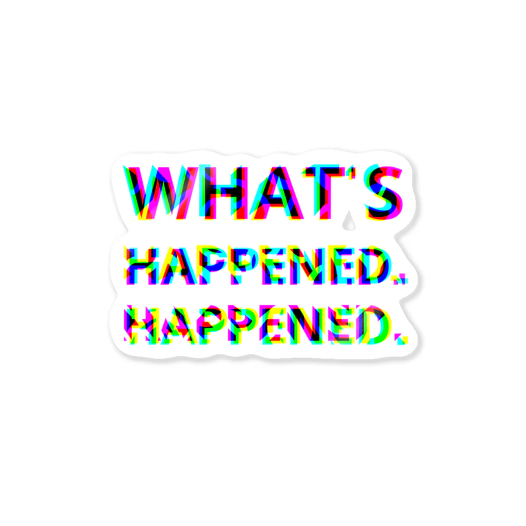 NomuraのWHAT'S HAPPENED HAPPENED ステッカー