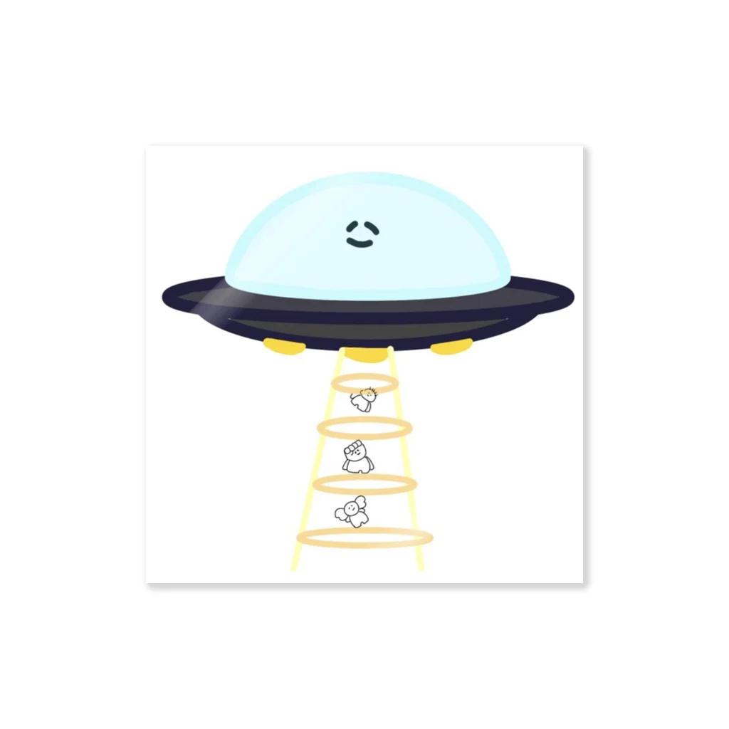 やわらか屋のやわらかUFO Sticker