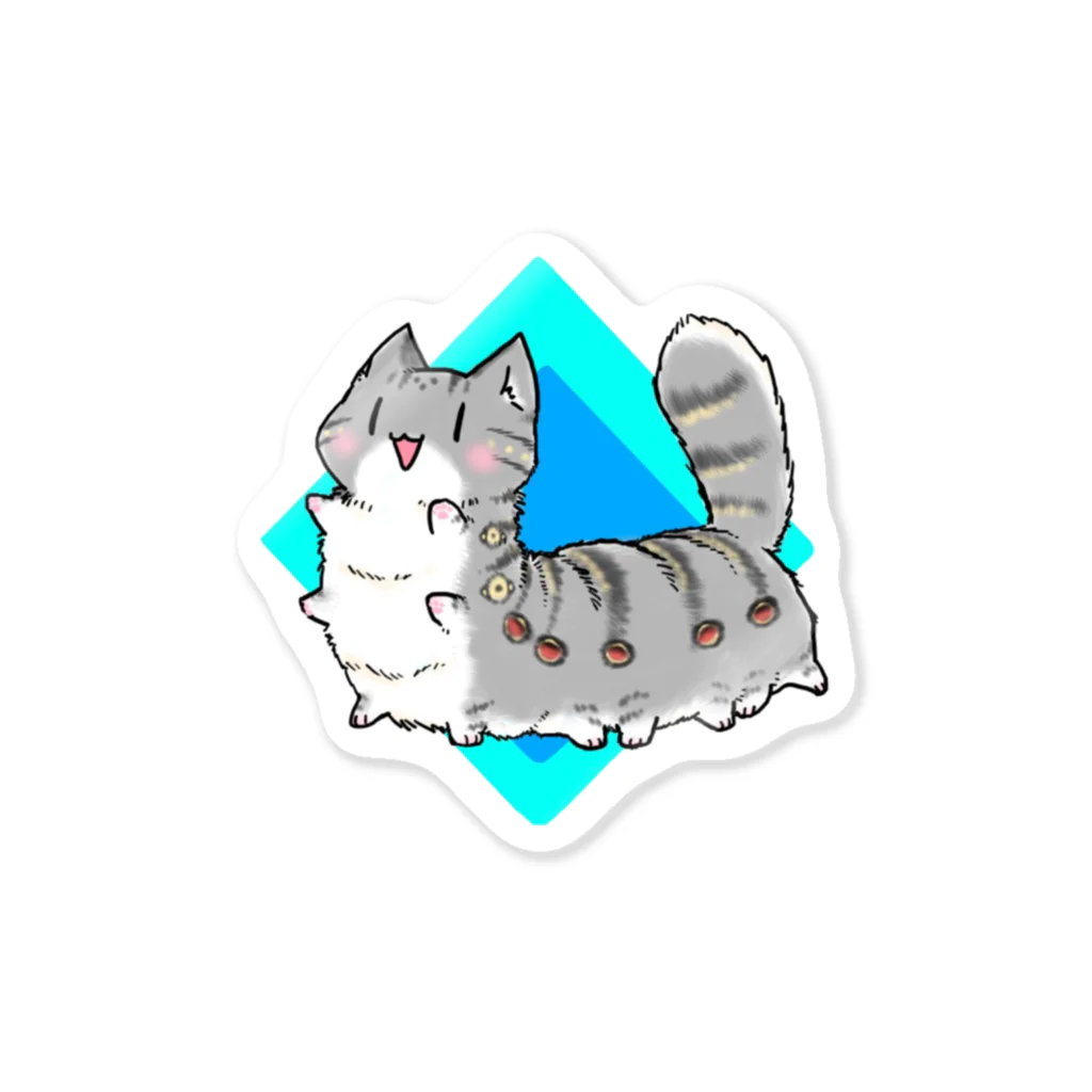 サナギノのねこもむし Sticker