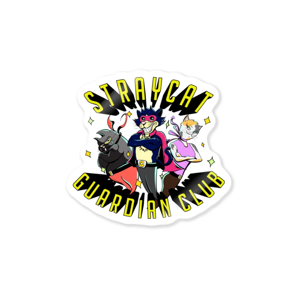 StrayCatGuardianClubのロゴ Sticker