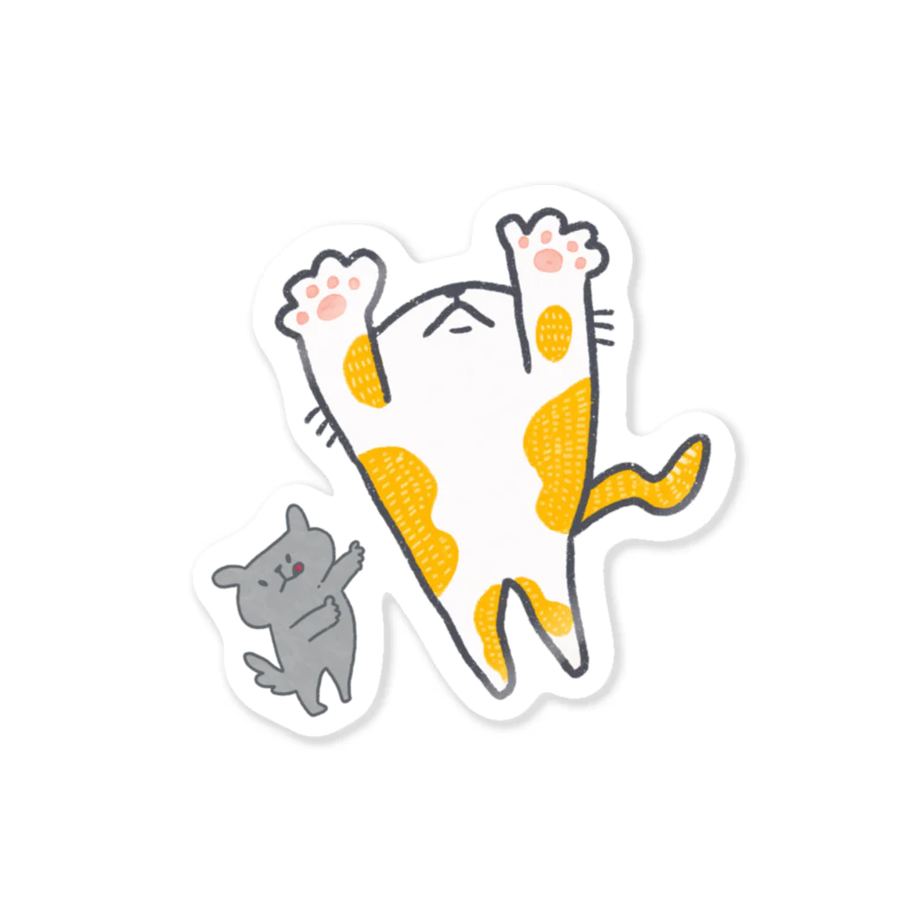 もだめおにのおみせのとぶねこ Sticker