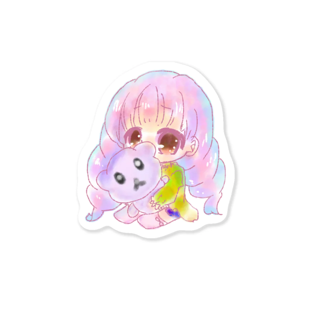 詩音乃の園児ちゃん女の子(あるむちゃん) Sticker