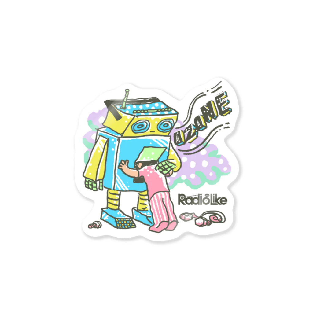 Radio Like hmm...のOZONE ROBOT Sticker